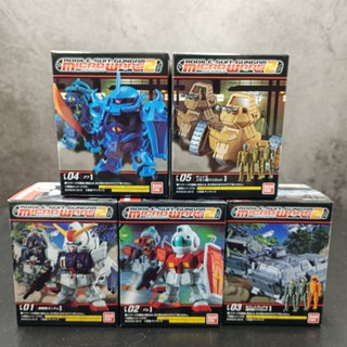 โมเดลกันดั้มของแท้ bandai gundam microwars 2 set of 5