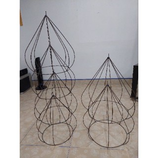 โครงฝามุ้ง ทรงบัว ขนาด 8 นิ้ว มีของพร้อมส่ง