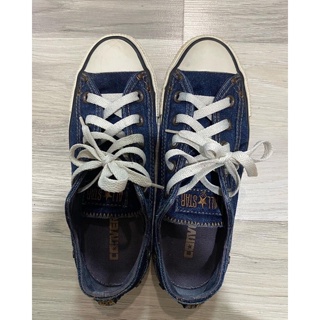 Converse มือสอง ผ้ายีนส์ size36.5/23