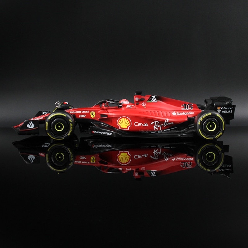 โมเดลรถเหล็ก 1/18 Ferrari Formula Racing 2022 F1-75 [Bburago]