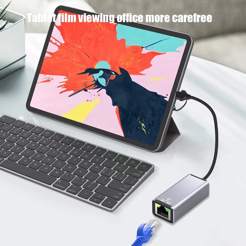 USB 3.0 to Gigabit Lan, ตัวแปลง USB C 3.0 เป็น Gigabit Lan, Gigabit Network Adapter, USB 3.0 to RJ45 ,100/1000Mbps