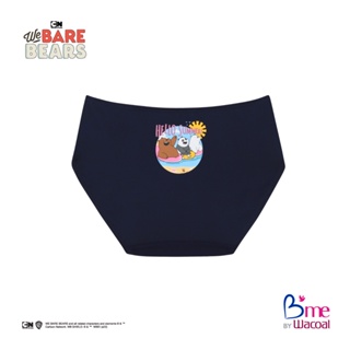 Bme กางเกงใน WE BARE BEARS  รุ่น ME6C29  สีกรม สีชมพู สีดำ สีนู้ด (ลาย Chill at the Beach) รุ่นนี้เข้าคู่เสื้อชั้นใน ME1C29,ME1A1J