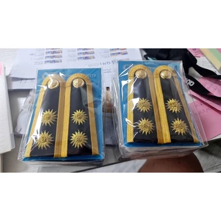 อินทรธนู-บ่าชุดขาวพนักงานราชการดอกพิกุล(ถูกที่สุด)