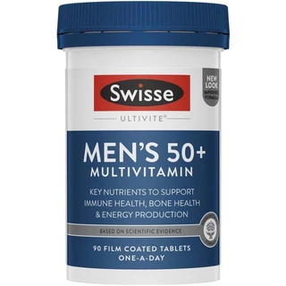 Swisse Mens, Womens Multivitamin 50+ 90 Tablets วิตามินรวมสำหรับผู้ชาย ผู้หญิงวัย 50+