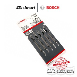 BOSCH T 101 AO ใบเลื่อยจิ๊กซอ ตัดไม้เนื้ออ่อน (แพ็คละ 5 ใบ)