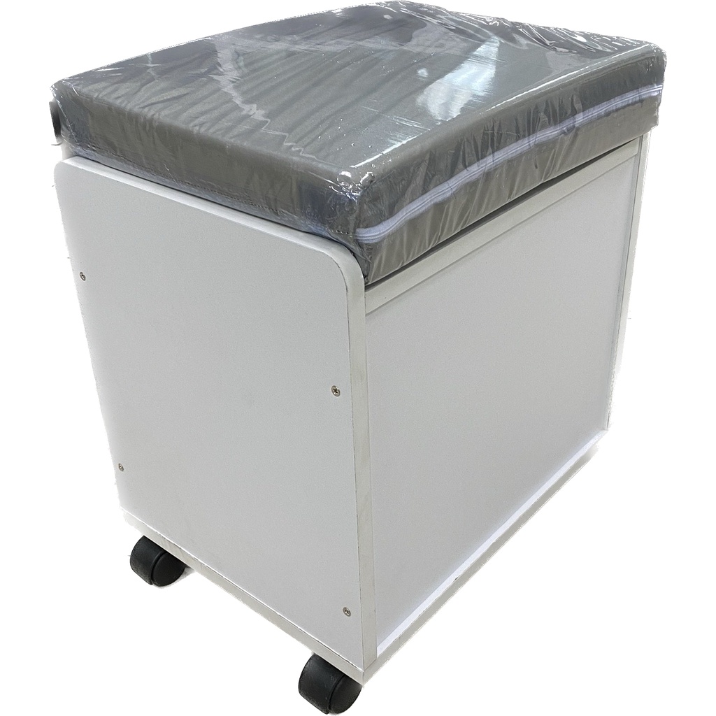 ILF - เก้าอี้สตูลโต๊ะเครื่องแป้ง มีล้อ เก็บของได้ DD-Stool