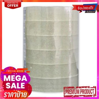 เทปใสแกน 3นิ้ว 1นิ้ว x 72 หลา แพ็ค 6 ม้วนClear Tape 1" x72Y. Core 3" 6 Rolls/Pack