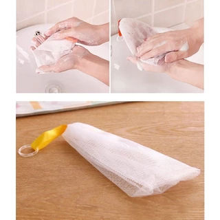 ถุงตาข่ายตีฟองล้างหน้าสบู่ฟอง ถุงโฟม Easy Bubble Mesh Soap Bag ประหยัดสบู่โฟมสุทธิด้วยการออกแบบสายรัด