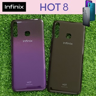 (แถมเคสกันรอยฟรี) อะไหล่ ฝาหลังของแท้ Infinix Hot 8