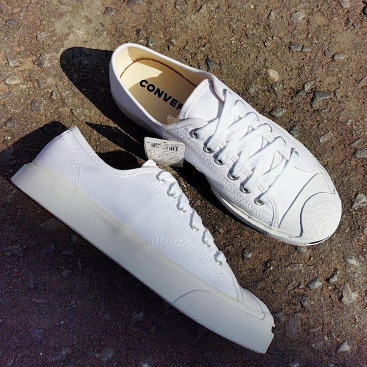 รองเท้าผ้าใบ แจ๊ค CONVERSE รุ่น JACK PURCELL COTTON OX รหัส 16-4056CBK / 16-4057CWW