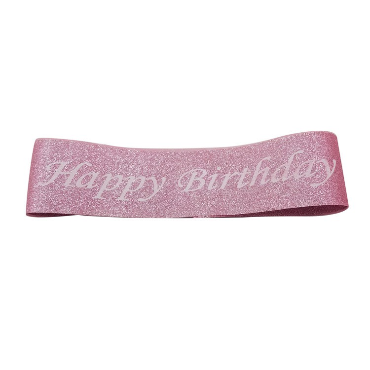 ส่งไว สายสะพายวันเกิด Happy Birthday วิบวับ วิบวับ ราคา ถูกที่สุด ดีลบีเคเค แกลเลอรีภาพที่ 6