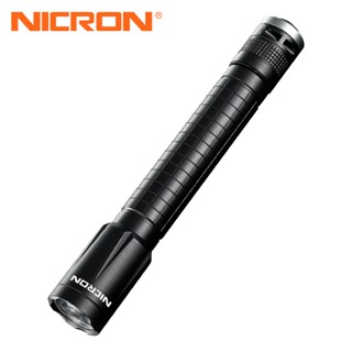 Nicron ไฟฉาย LED 3W Cree 2xAA 350LM กันน้ํา IP65 141M สําหรับครัวเรือน กลางแจ้ง N4