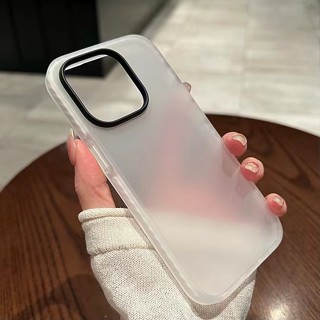 【Iphone14】เคสโทรศัพท์มือถือ กันตก ป้องกันรอยนิ้วมือ สําหรับ Iphone14 13 12 ProMax Plus