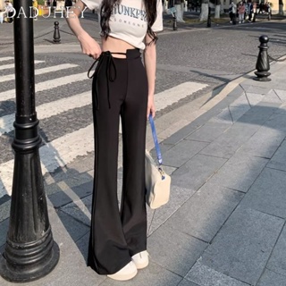 DaDuHey💕 Womens 2022 Autumn New High Waist Slim High Street Hot Girls Fashion Suit Flared Trousers Long Pants