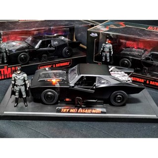 โมเดลรถBatman2022 Jada 1:18 มี หุ่น ฟิกเกอร์ figure โมเดลรถ แบทแมน  Batman Batmobile 1/18 ราคา โมเดลรถของขวัญ