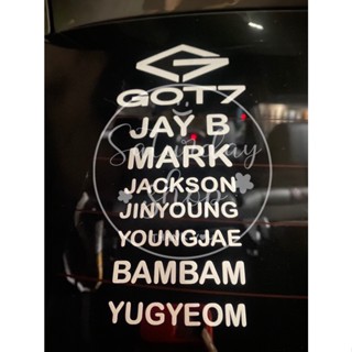 #GOT7 สติ๊กเกอร์ติดรถรายชื่อ ⚠️จัดส่งสินค้าภายใน 3 วัน