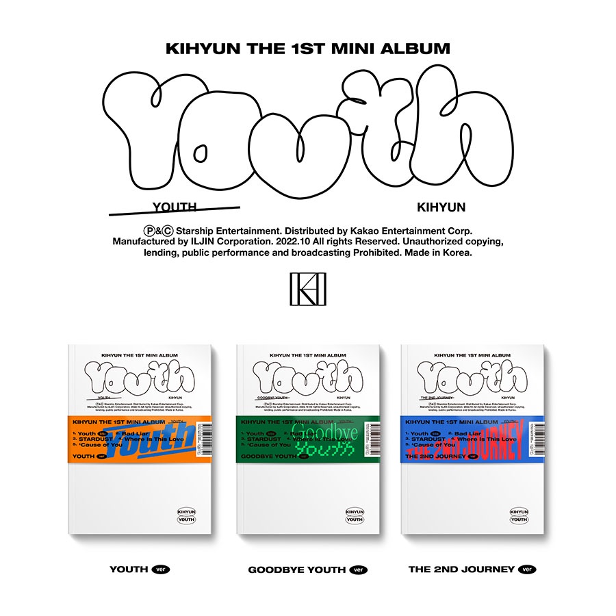KIHYUN (MONSTA X) มินิอัลบั้มที่ 1 [YOUTH]