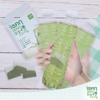 ชาเขียวชงเย็นเชคกุ เชคกุ แพ็ค 6 ถุง Green Tea Bag (No Sugar)