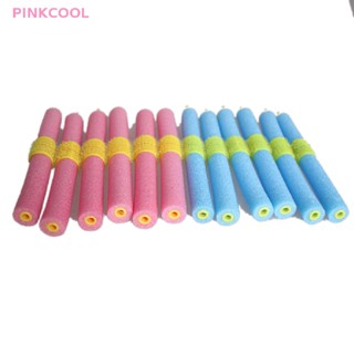 Pinkcool 12 ชิ้น โฟมนุ่ม บิด งอ ม้วนผม ม้วนผม แถบยึด ขายดี