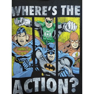 เสื้อยืด มือสอง ลายการ์ตูน DC อก 46 ยาว 29