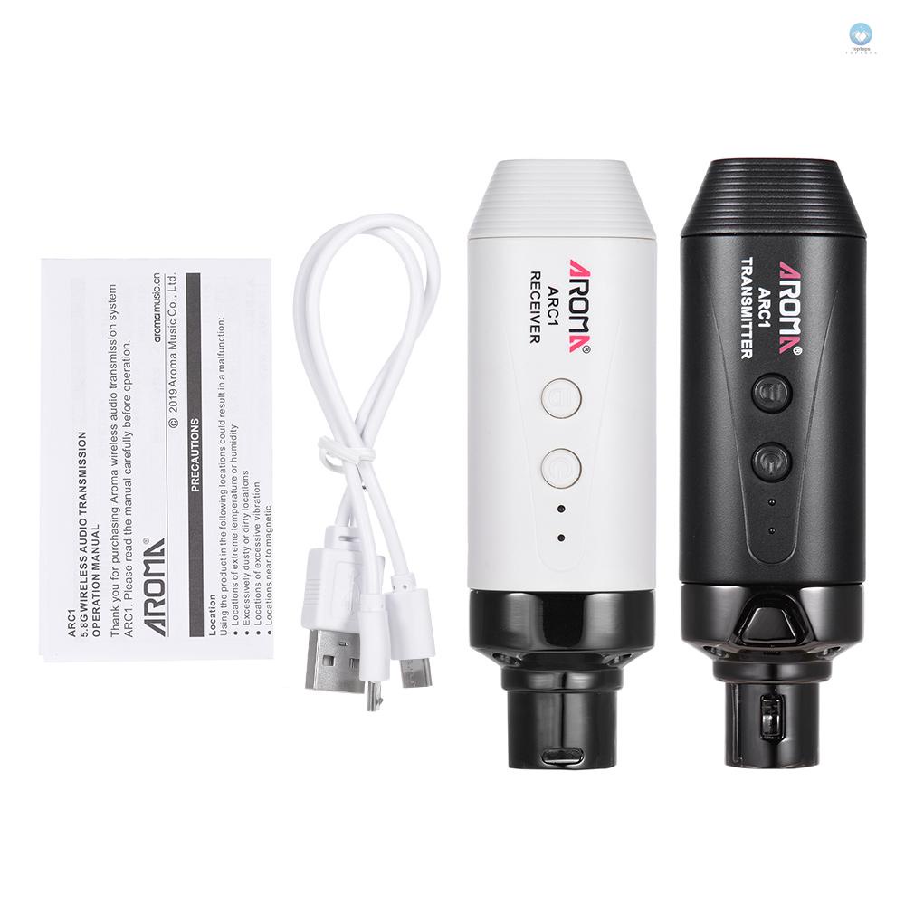 Ttt AROMA ARC1 ระบบส่งสัญญาณไมโครโฟนไร้สาย (Transmisster & Receiver) 4 ช่องทาง สูงสุด 35 เมตร XLR #6