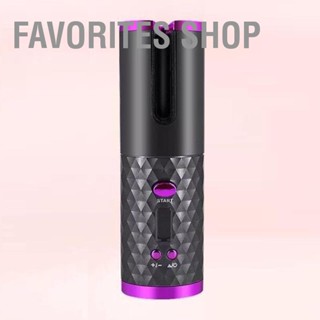 Favorites Shop เครื่องดัดผมอัตโนมัติ แบบพกพา หมุนได้ ชาร์จเร็ว สําหรับผู้หญิง