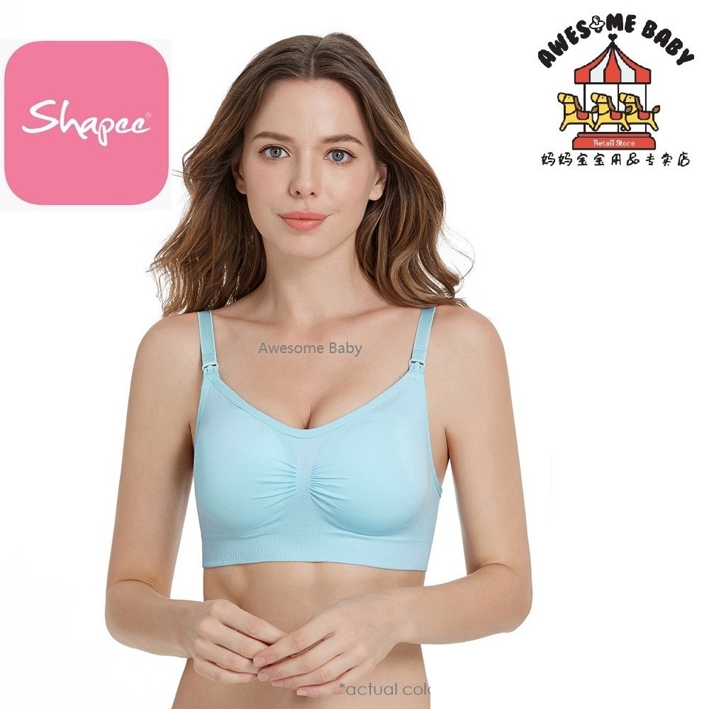 12.12 Shapee Classic Nursing Bra - SKY BLUE