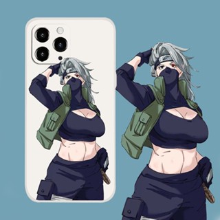 Sexual conversion Kakashi เคสไอโฟน 12 11 pro เคส iPhone 13 14 pro max cover 7 se2020 7plus 8พลัส Xr Xs X phone case นิ่ม