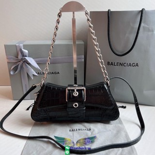 Balenciag indsay sling chain crossbody shoulder flap messenger vintage underarm baguette hobo bag