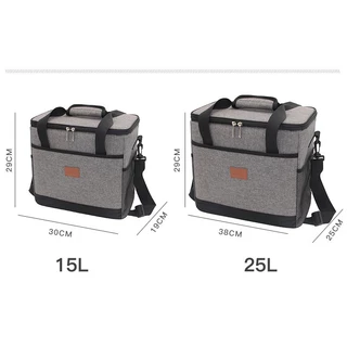 กระเป๋าเก็บอุณหภูมิ ร้อน/เย็น 15L/25L/33L กระเป๋าเก็บความเย็น สำหรับปิคนิค เก็บอาหาร เครื่องดื่ม นมแม่ และอื่นๆ