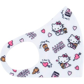 maskล้างได้ kt หน้ากากอนามัย แบบซักได้ Hello Kitty สำหรับเด็ก ตัวหน้ากาก: ประมาณ H118 x W276 x D1mm / HelloKitty