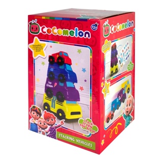 [ใช้ 2 โค้ดลดเพิ่ม] CoComelon Fun Stacking Vehicles ของเล่นตัวต่อรถ