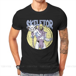 เสื้อโอเวอร์ไซ Hij-Man En De Meesters Van Het Universum Skeletor Tshirt Hoge Kwaliteit Mannen Klassieke Zomer Mannen Top