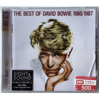 CD + DVD ซีดีเพลง + ดีวีดี The Best Of David Bowie 1980 - 1987 ลิขสิทธิ์ ซีล รวมเพลงฮิต Lets Dance Ashes To Ashes