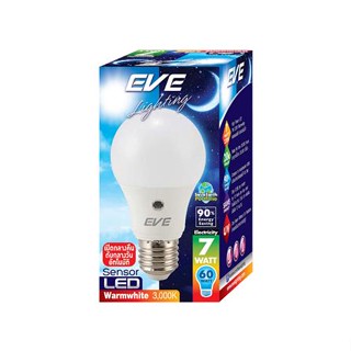 หลอด LED EVE A60 SENSOR WARM WHITE 7 วัตต์ E27