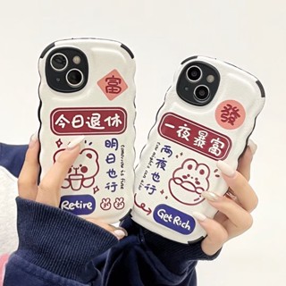 ✨ส่งเชือกเส้นเล็ก✨เคสไอโฟน 14 Pro Max 13 12 11 เคส for iPhone 14พลัส น่ารัก การ์ตูน พกง่ายๆ การป้องกันการตก Case