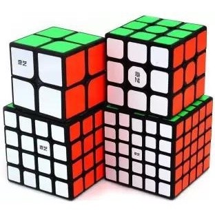 รูบิค Rubik ขอบดำ  Qiyi  2x2 3x3 4x4 5x5 ของเล่นฝึกสมอง เกม Rubiks Cube