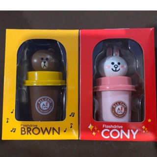 ❤️พร้อมส่ง❤️ แฟรชไดร์ฟ brown&amp;cony📍เป็นคู่2ชิ้น