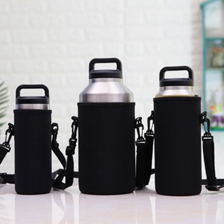 【AG】Portable Water Bottle Carrier Insulated Cup Cover Bag Holder Pouch with Strap