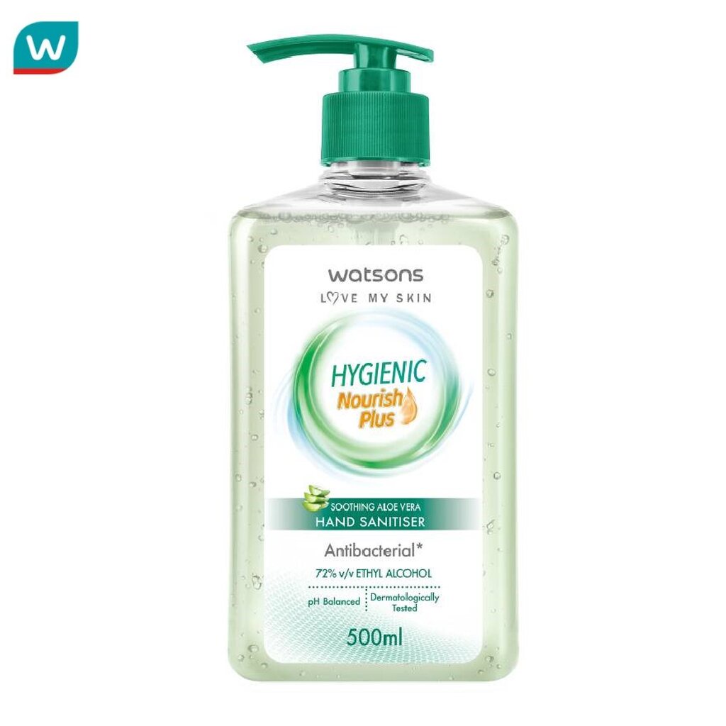 WATSONS วัตสัน ซูธติ้ง อโล เวร่า ไฮจีนิค แฮนด์ ซานิไทเซอร์