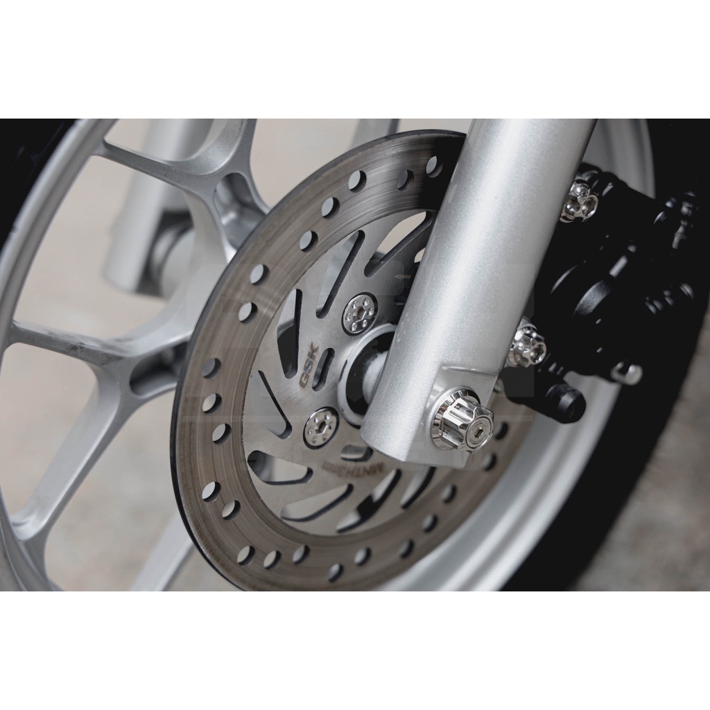 น็อตจาน-หัวดอกไม้-หัวก้นหอย-(ราคาต่อ1ชุด มี 4 ตัว)-Honda-Lead-125-สีเลส (จัดส่งวันถัดไป)