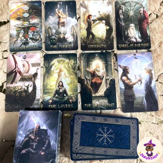 ไพ่ยิปซี ไพ่ทาโรต์ (พร้อมส่ง🇹🇭) Runic tarot ไพ่ยิปซีผสมอักษรรูน 🖤✨️