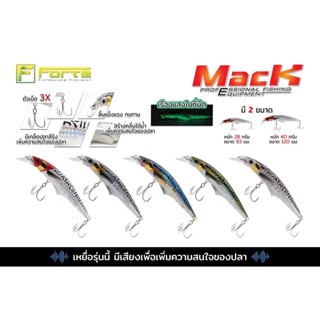 เหยื่อตกปลา เหยื่อแคส Forte รุ่น Mack เหยื่อจมน้ำ2