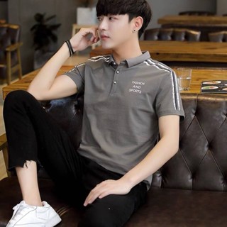 เสื้อโปโลสีพื้น เสื้อโปโล สำหรับผู้ชาย Men Polo Shirt