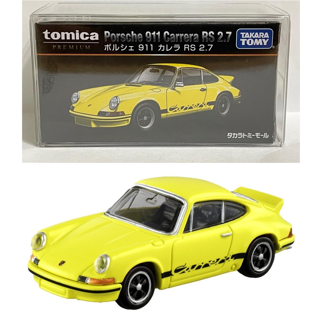 รถเหล็กTomica (ของแท้) Tomica Premium Original Porsche 911 Carrera RS 2.7 สีพิเศษสีเหลือง