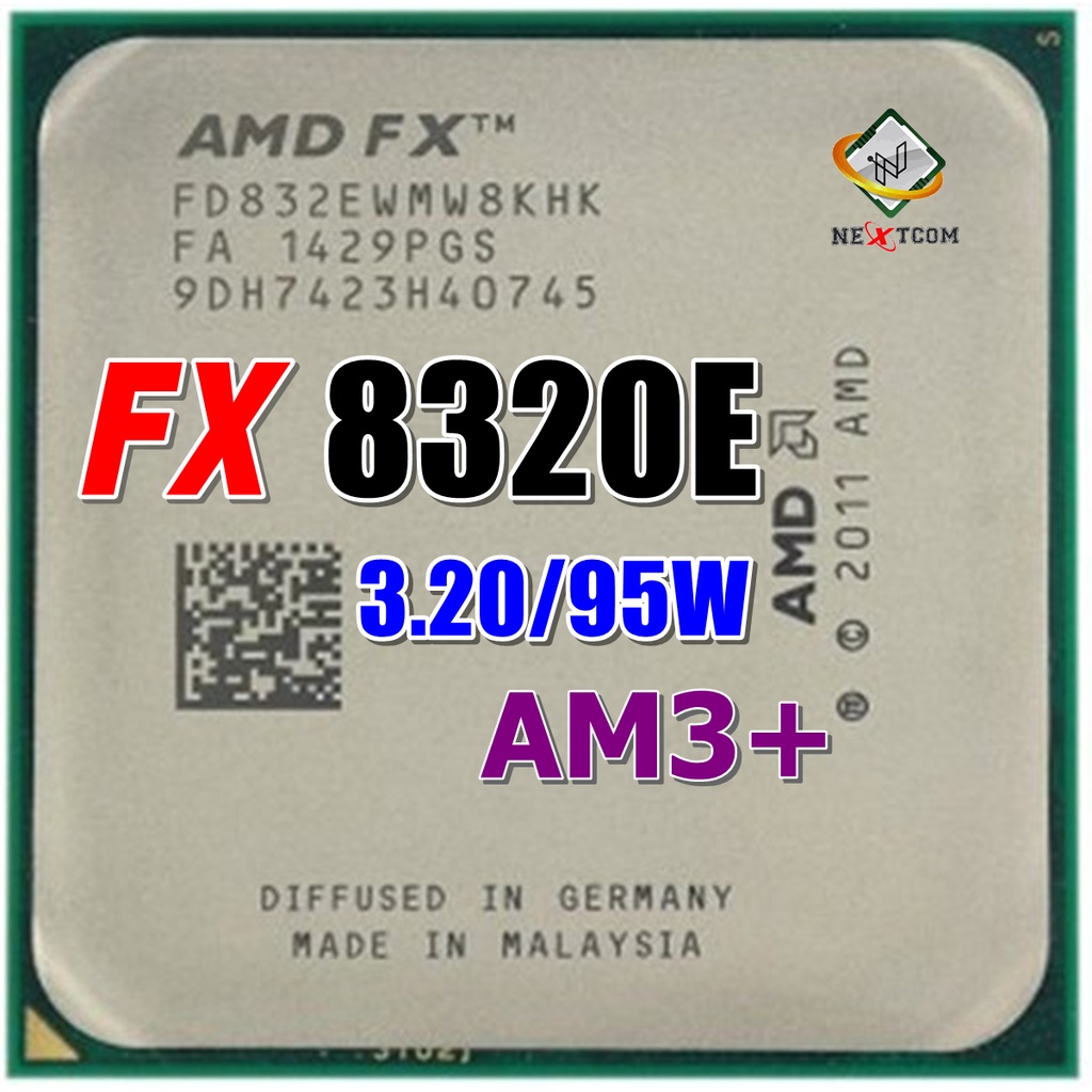 ⚡ CPU FX8320E / 3.2Ghz / 8คอร์ 8เทรด / LGA AM3+ / ฟรี ซิลิโคน จัดส่งไว