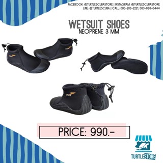 Wetsuit shoes 3mm พร้อมส่ง