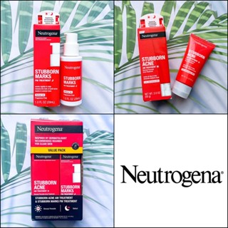 (Neutrogena®) Stubborn Acne AM Treatment 56 g &amp; Marks PM 29 ml นูโทรจีน่า ผลิตภัณฑ์สำหรับรักษาสิว