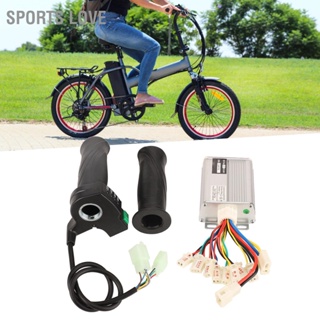 Sports Love 48V 1000W Electric Bike Brush Motor Controller with 4 Speed Throttle Handle Grip Set