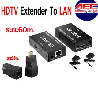 HDTV to LAN 4k 30m 60m HDTV EXTENDER Over IP FULL-HD 1080P ส่งสัญญาณภาพและเสียง